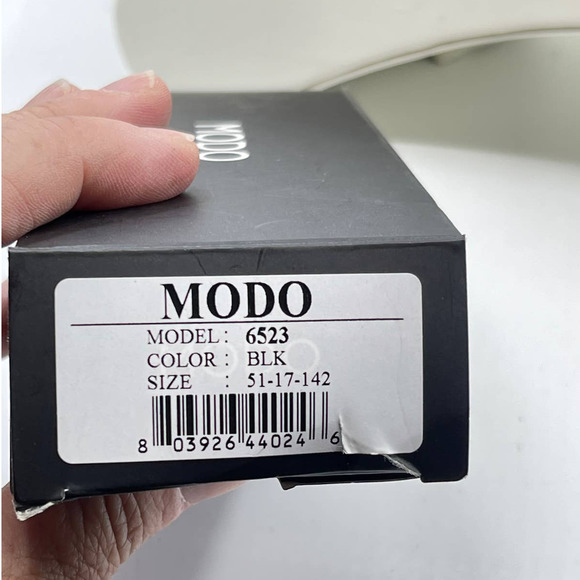 NEW MODO 6523 Black Eyeglasses FRAME 51-17-42mm w Case and Microfiber Cloth - Picture 7 of 7